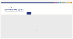 Desktop Screenshot of krankenhaus-dueren.de